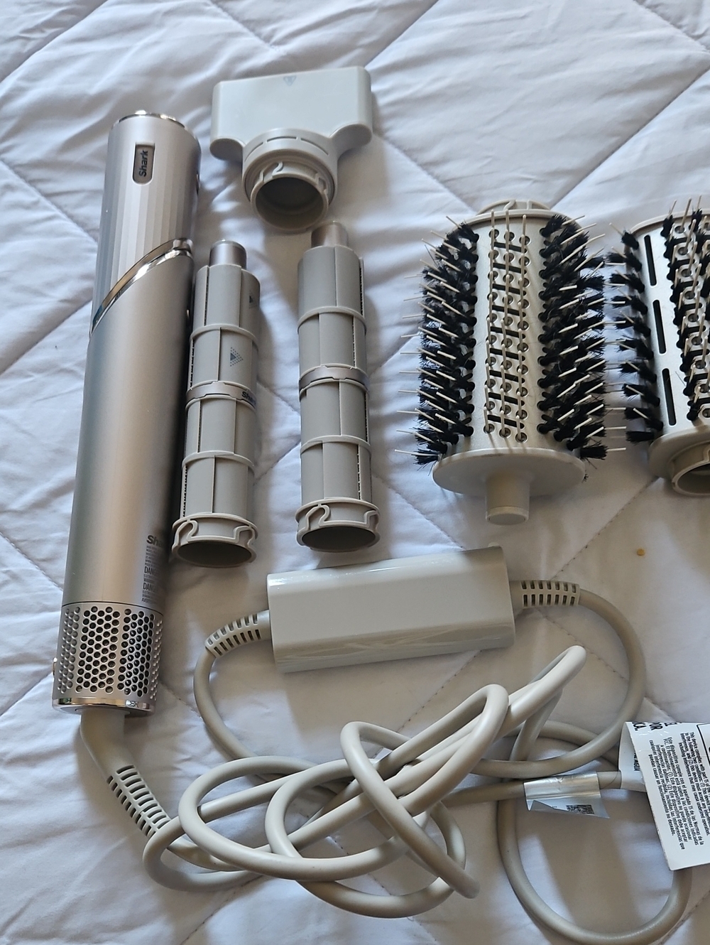 Shark Silver Styling Air Brush Dryer with Interchangeable Rollers - Silver